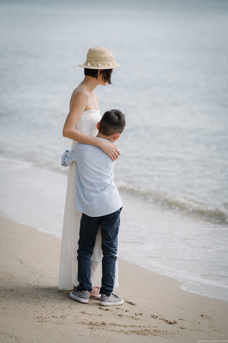 Beach family photography in Singapore