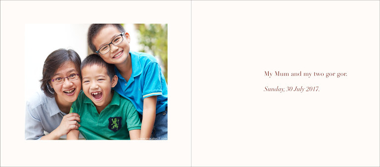 Mother and sons - family photography