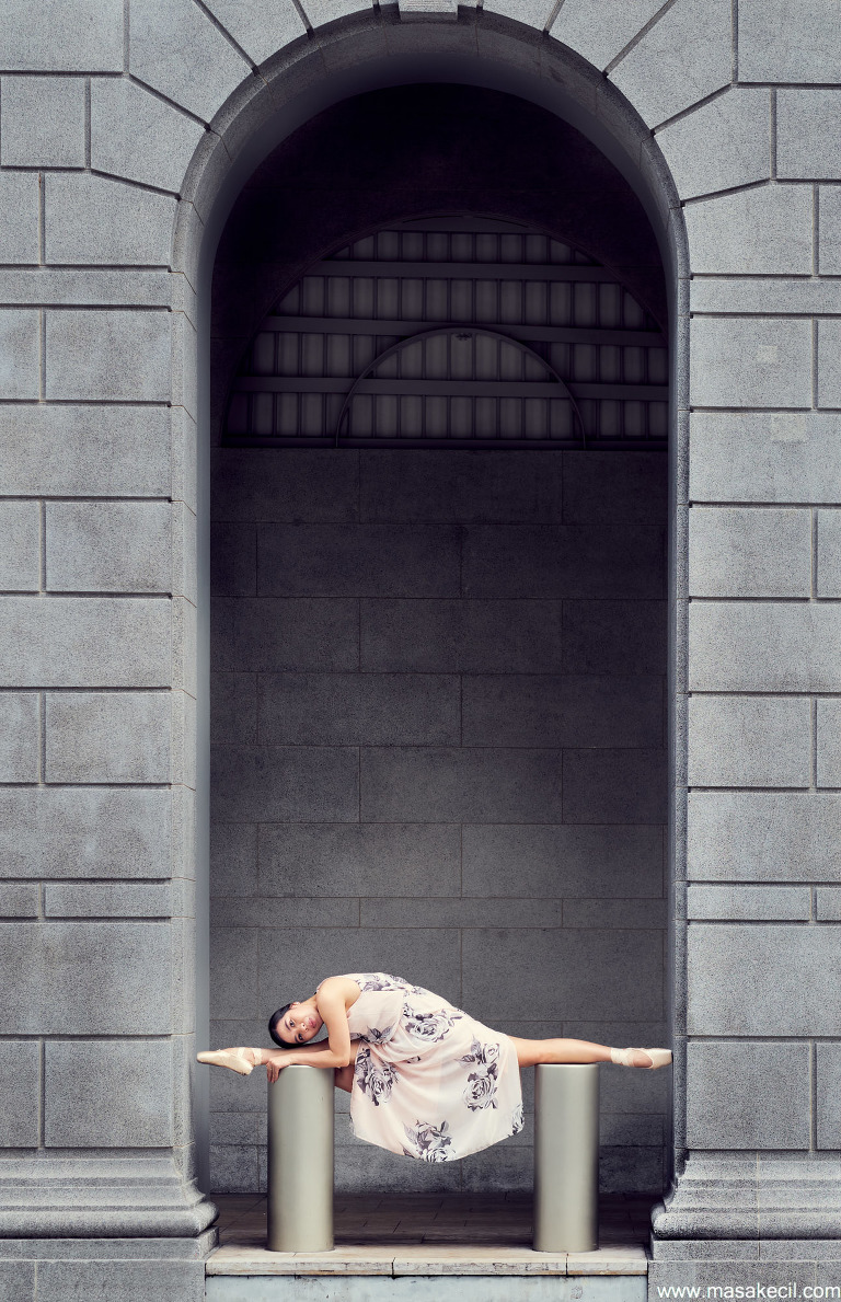 Outdoor ballet photography in Singapore